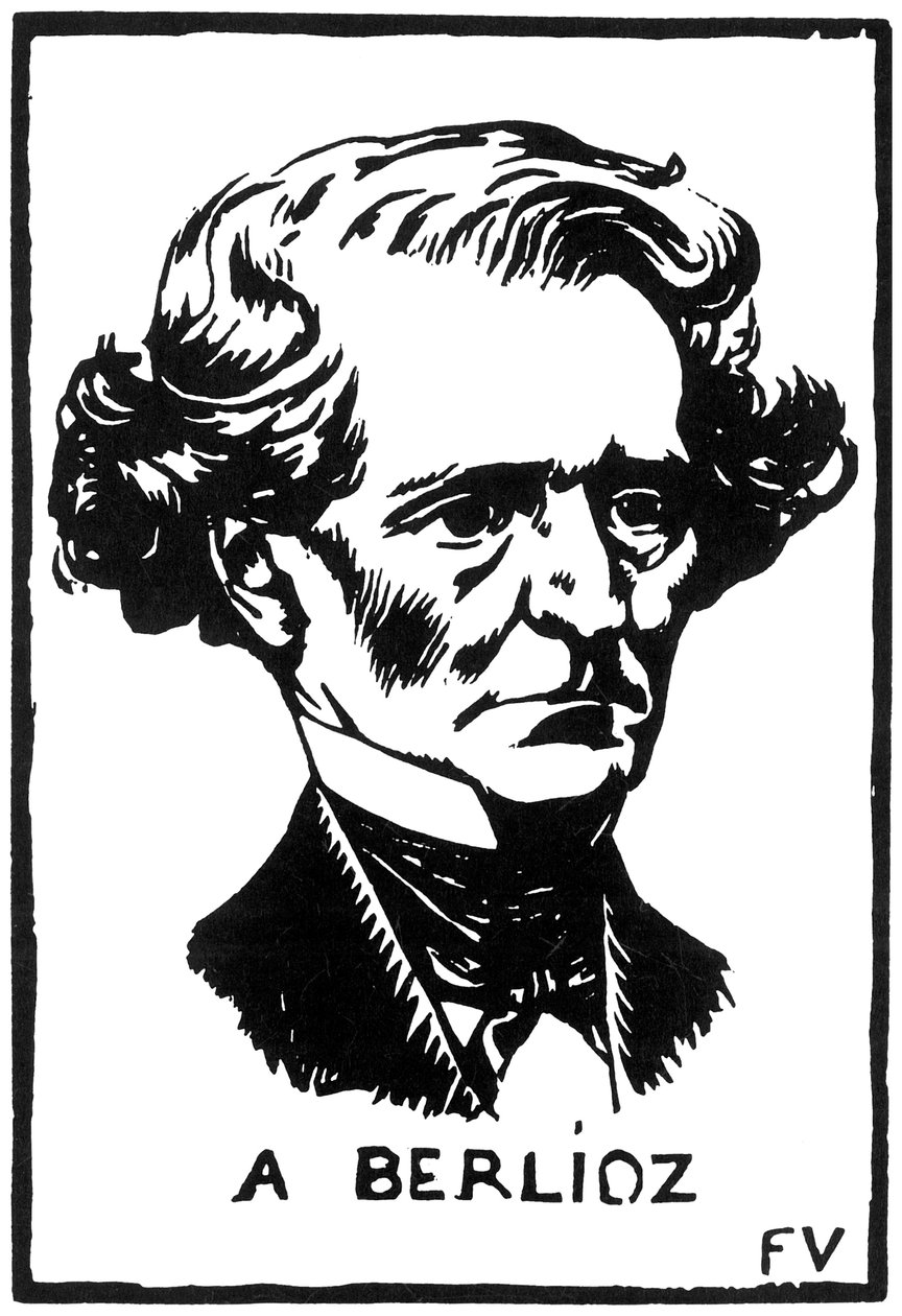Hector Berlioz de Felix Edouard Vallotton
