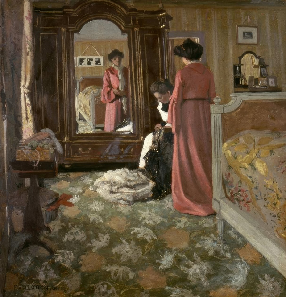 Interior de Felix Edouard Vallotton