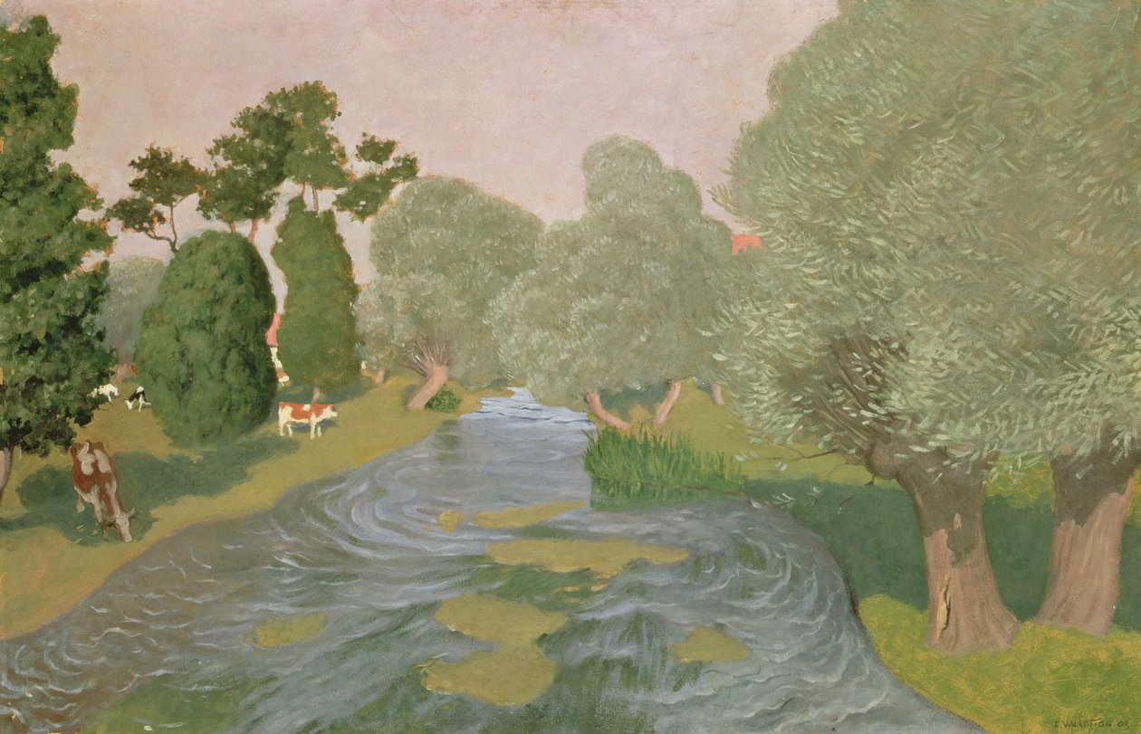 Paisaje de Normandía de Felix Edouard Vallotton