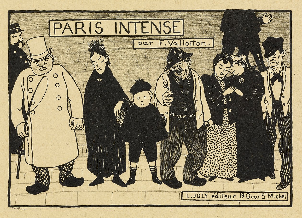 París intenso, 1893-94 de Felix Edouard Vallotton