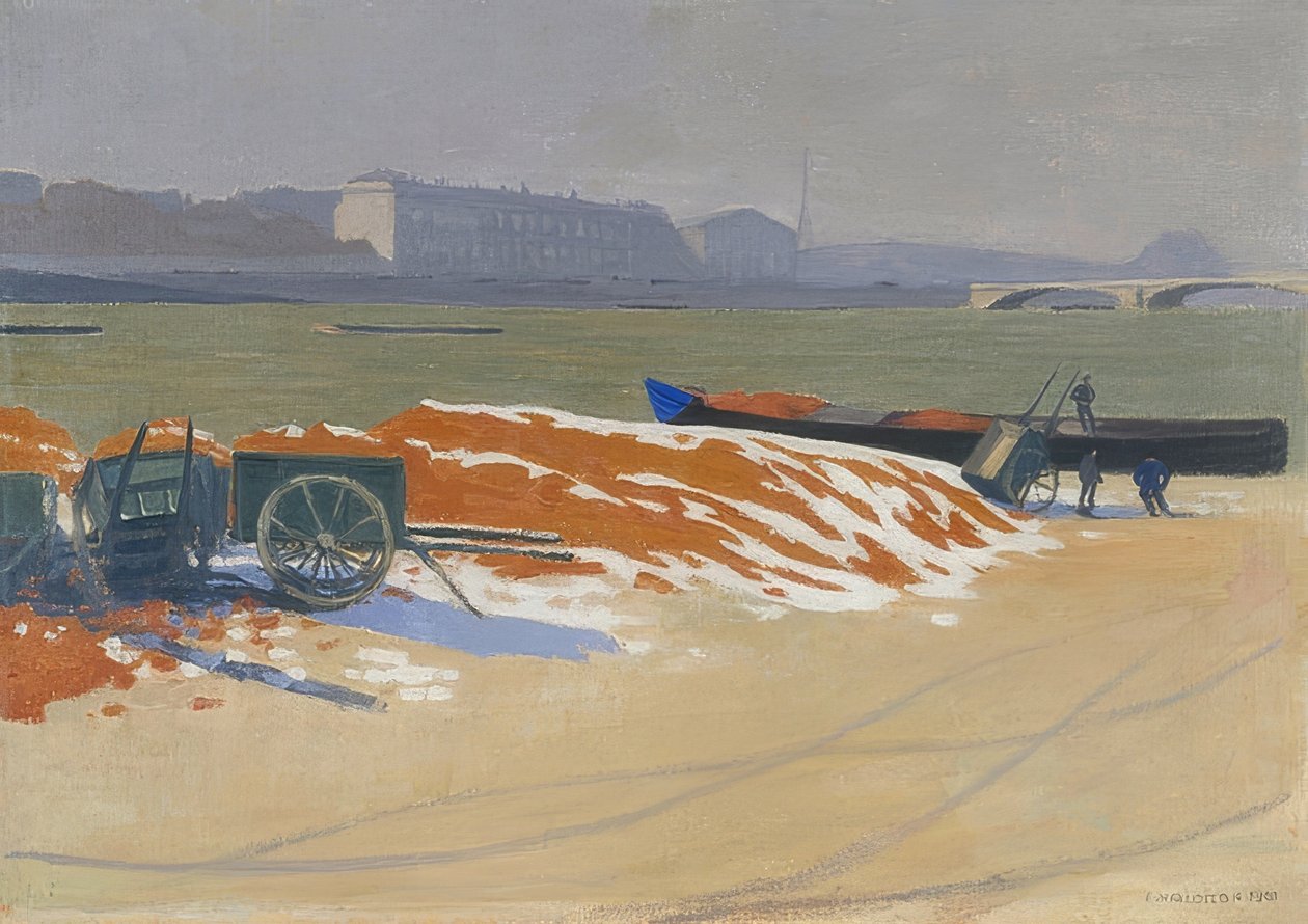 Quai de Seine. 1901 de Felix Edouard Vallotton