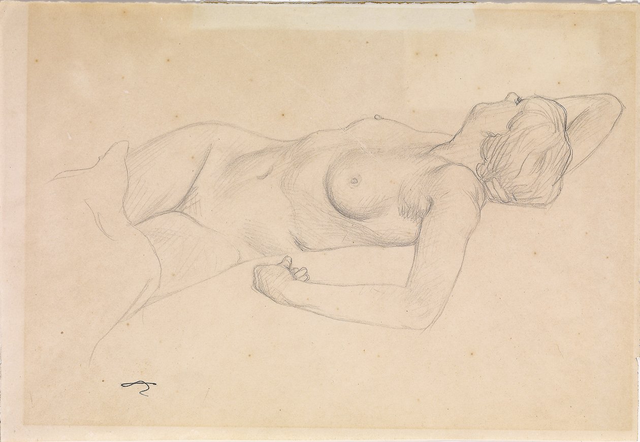 Desnudo reclinado de Felix Edouard Vallotton