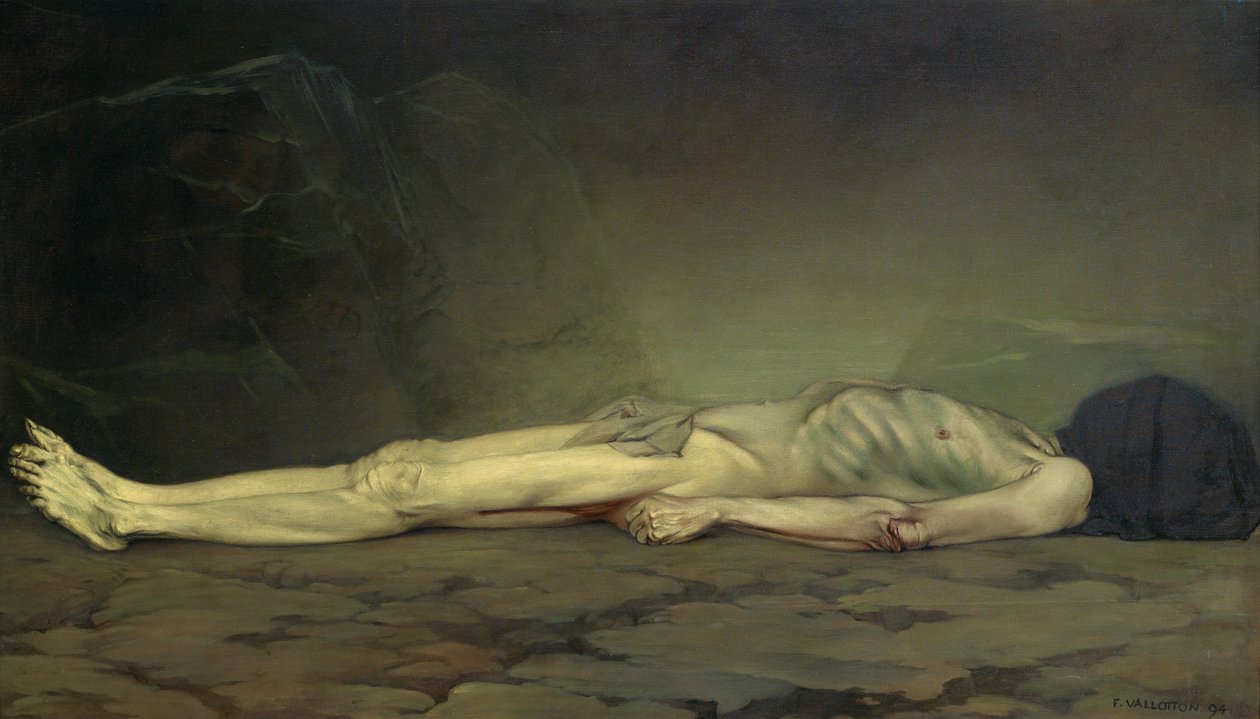 El cadáver de Felix Edouard Vallotton