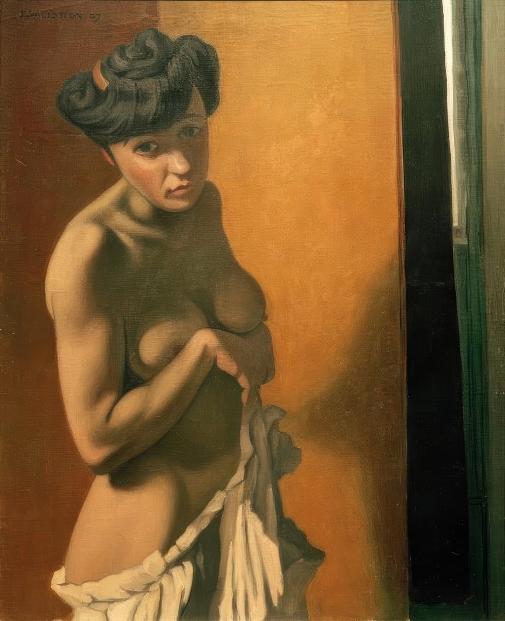 Torso desnudo marrón de Felix Edouard Vallotton