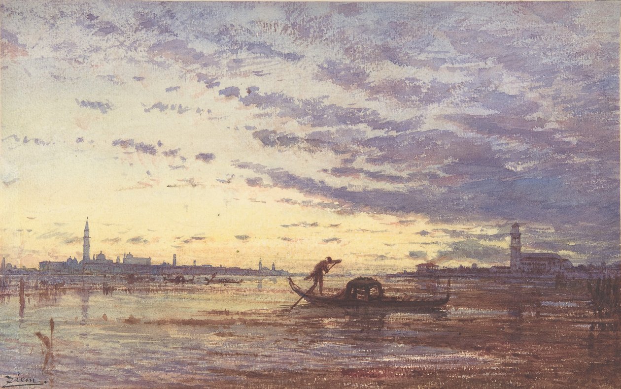 Venecia de Felix Francois Georges Philibert Ziem