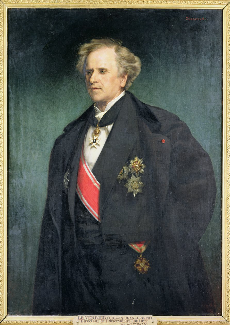 Urbain Le Verrier (1811-77) de Felix Henri Giacomotti