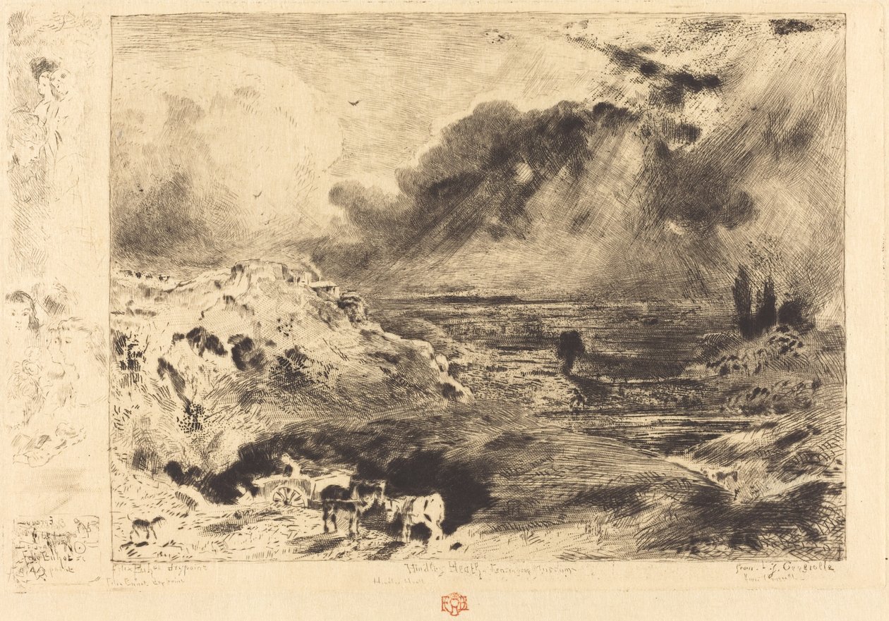 La tormenta de Felix Hilaire Buhot