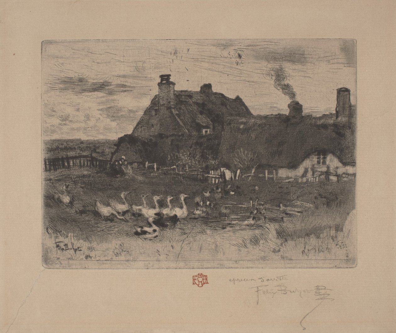 Las Pequeñas Cabañas de Felix Hilaire Buhot