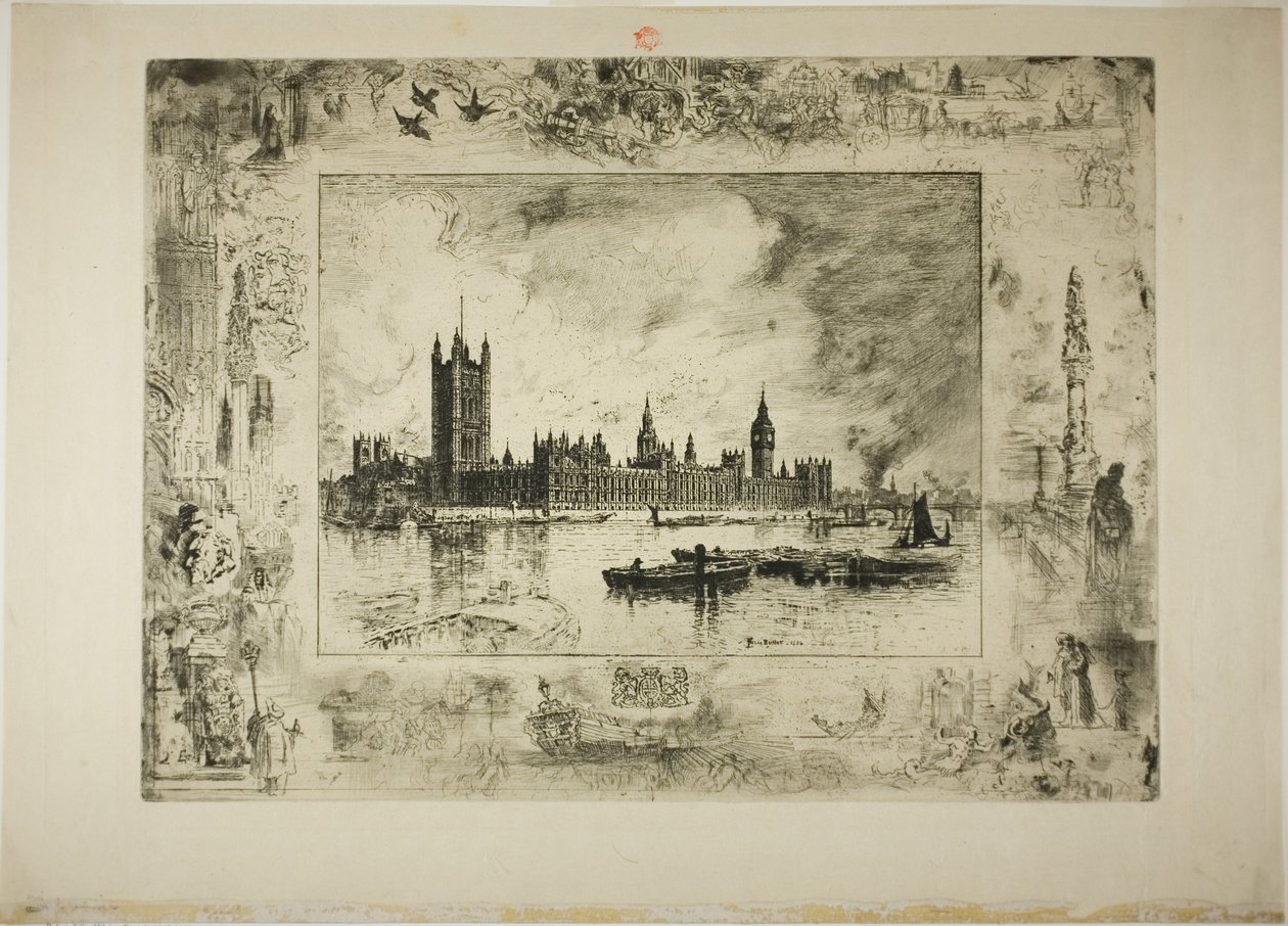 Palacio de Westminster de Felix Hilaire Buhot
