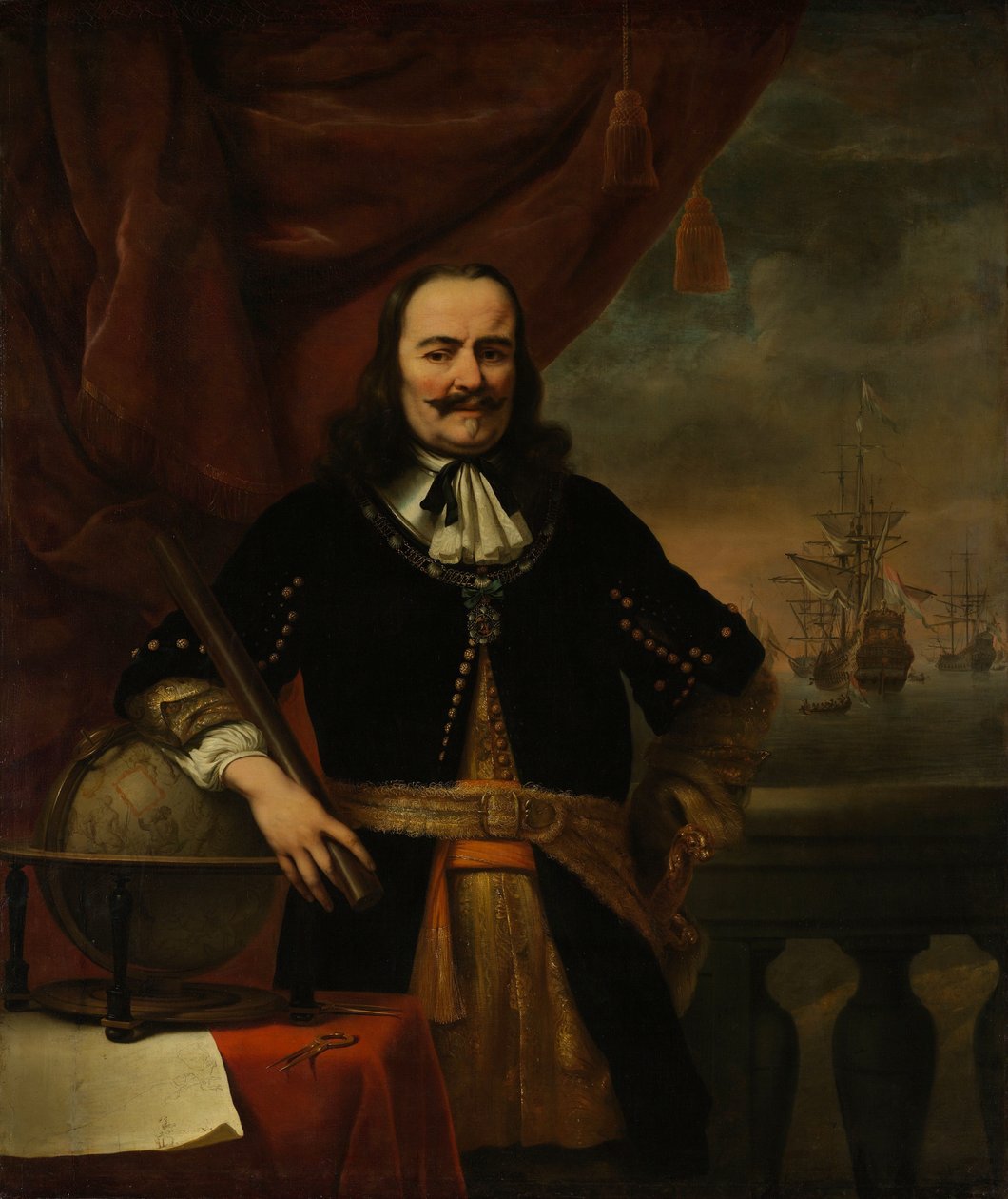 Retrato de Michiel de Ruyter de Ferdinand Bol