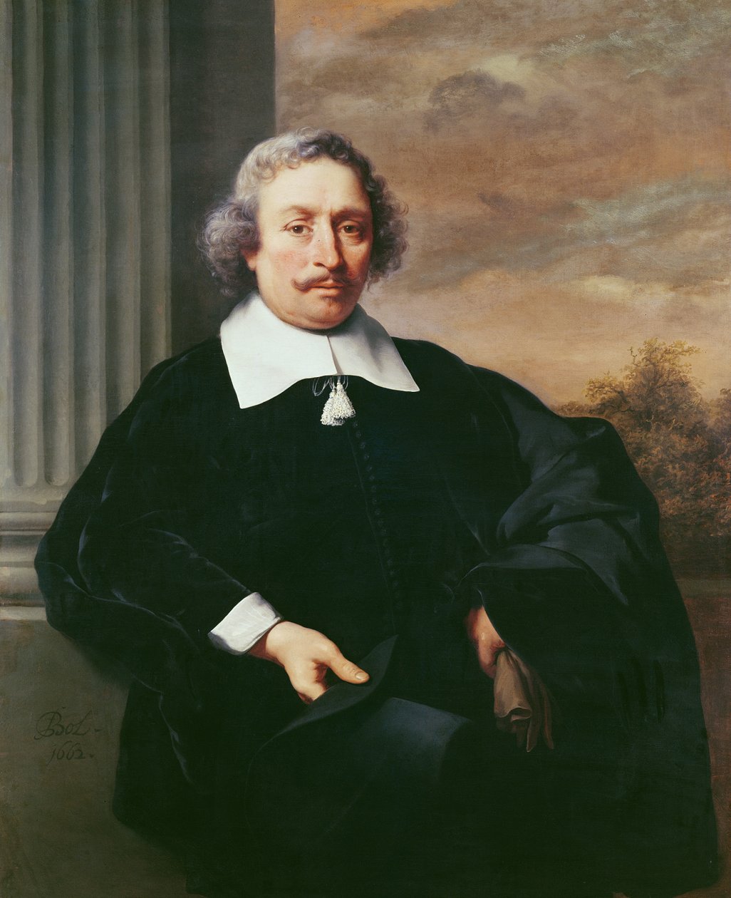 Retrato de un hombre, 1662 de Ferdinand Bol