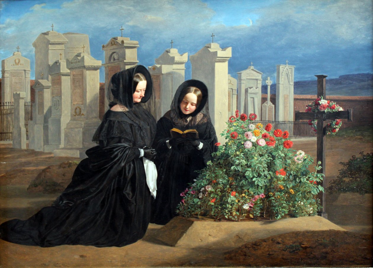 En el Día de los Difuntos de Ferdinand Georg Waldmuller