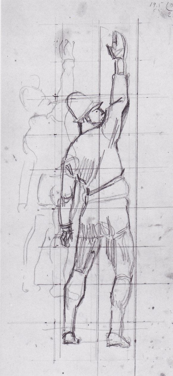 Jurando desde atrás de Ferdinand Hodler