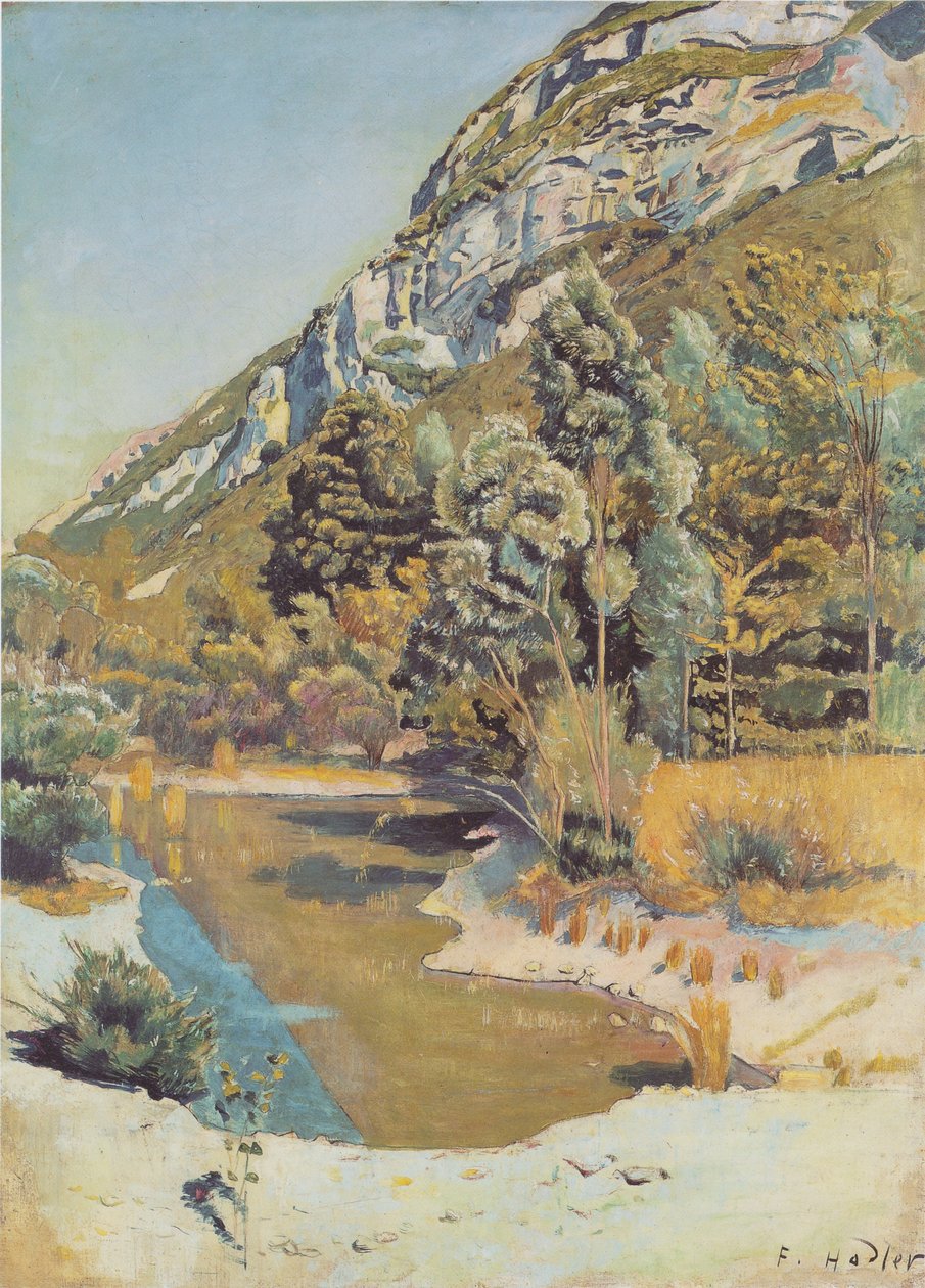 Al pie del Petit Salève de Ferdinand Hodler