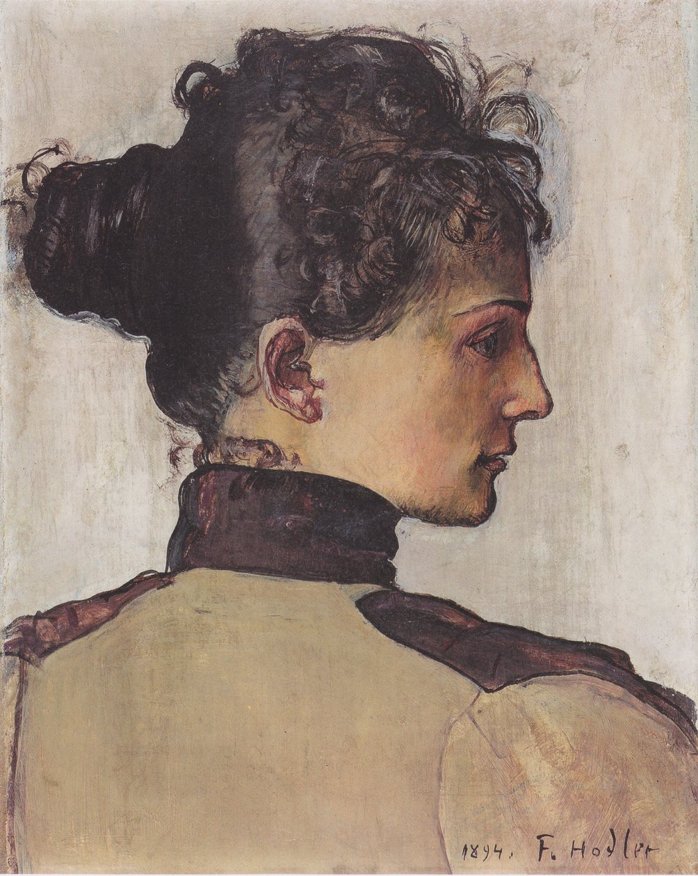 Retrato de Berthe Jacques de Ferdinand Hodler