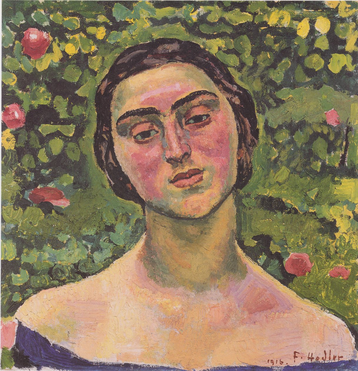 Retrato de Laetitia Raviola de Ferdinand Hodler
