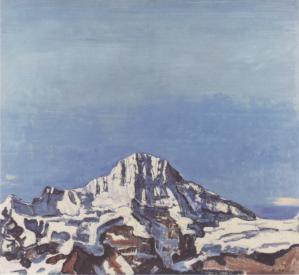 El Breithorn de Ferdinand Hodler
