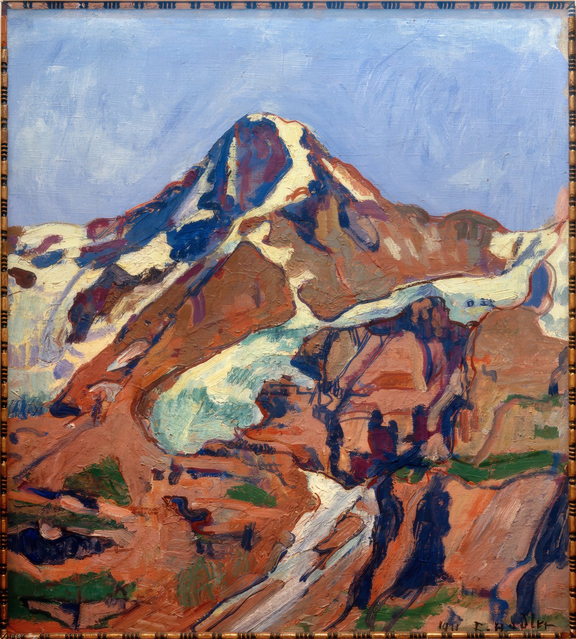 El monje (1911) de Ferdinand Hodler