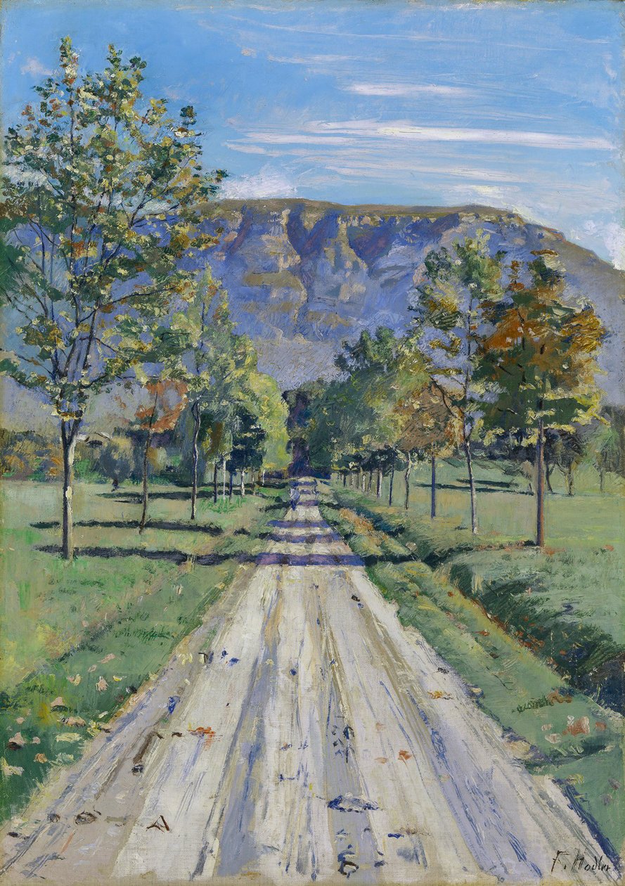 El camino a Evordes de Ferdinand Hodler