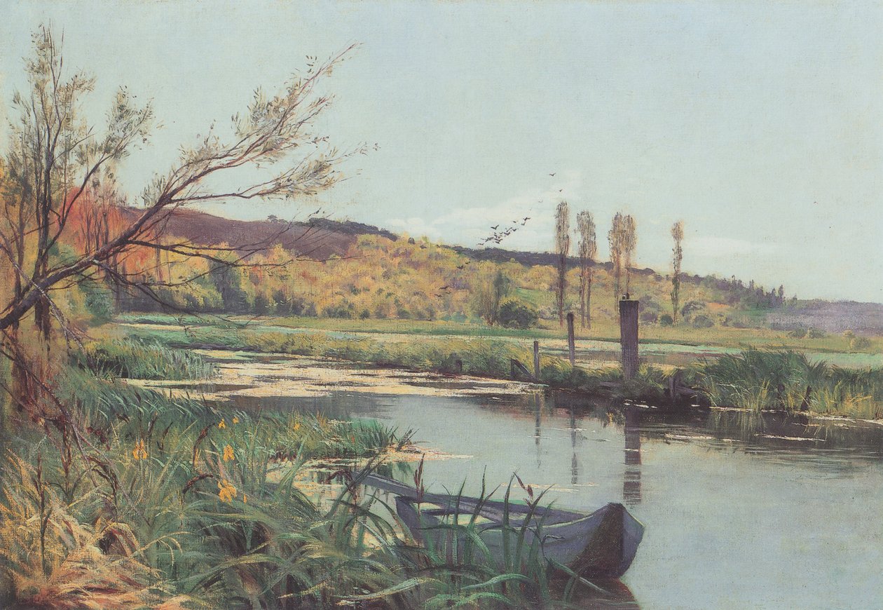 Paisaje en Ginebra de Ferdinand Hodler