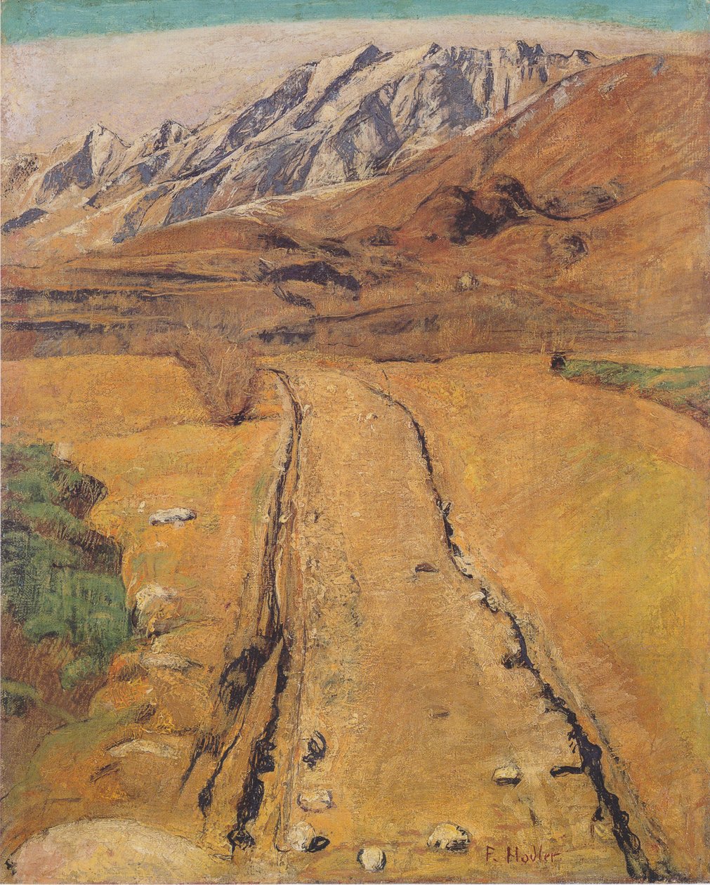 Paisaje de Tesino de Ferdinand Hodler