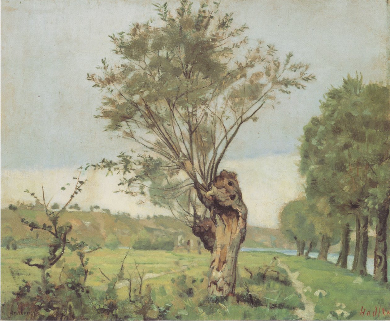 Sauces en la Jonction en Ginebra de Ferdinand Hodler