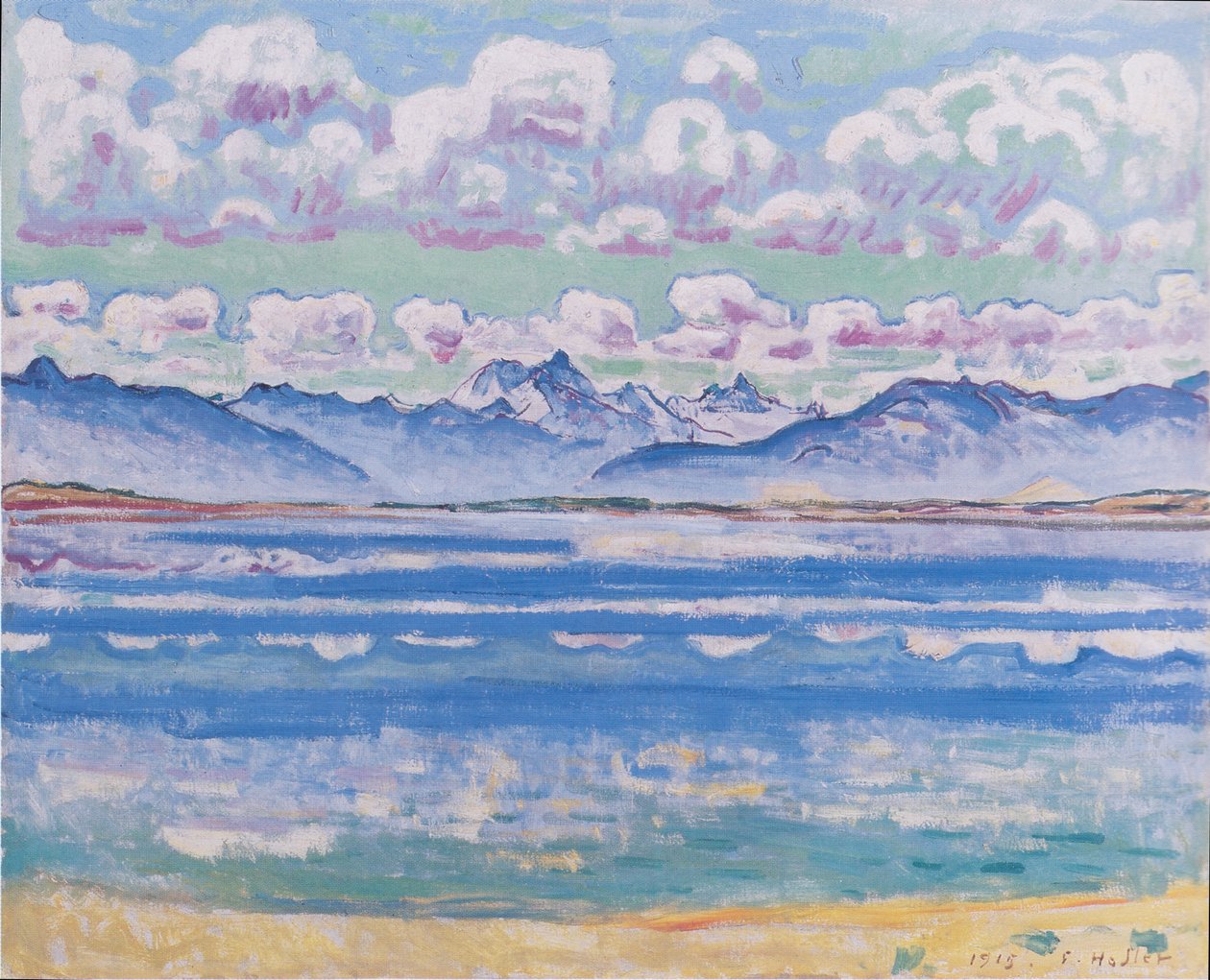 Weisshorn desde Montana de Ferdinand Hodler