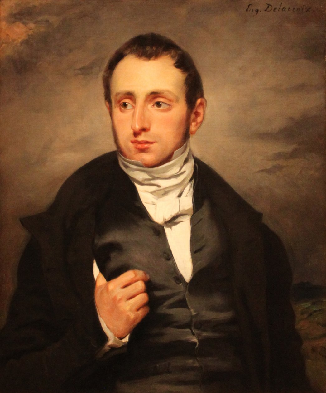 Retrato del Dr. François-Marie Desmaisons de Ferdinand Victor Eugene Delacroix