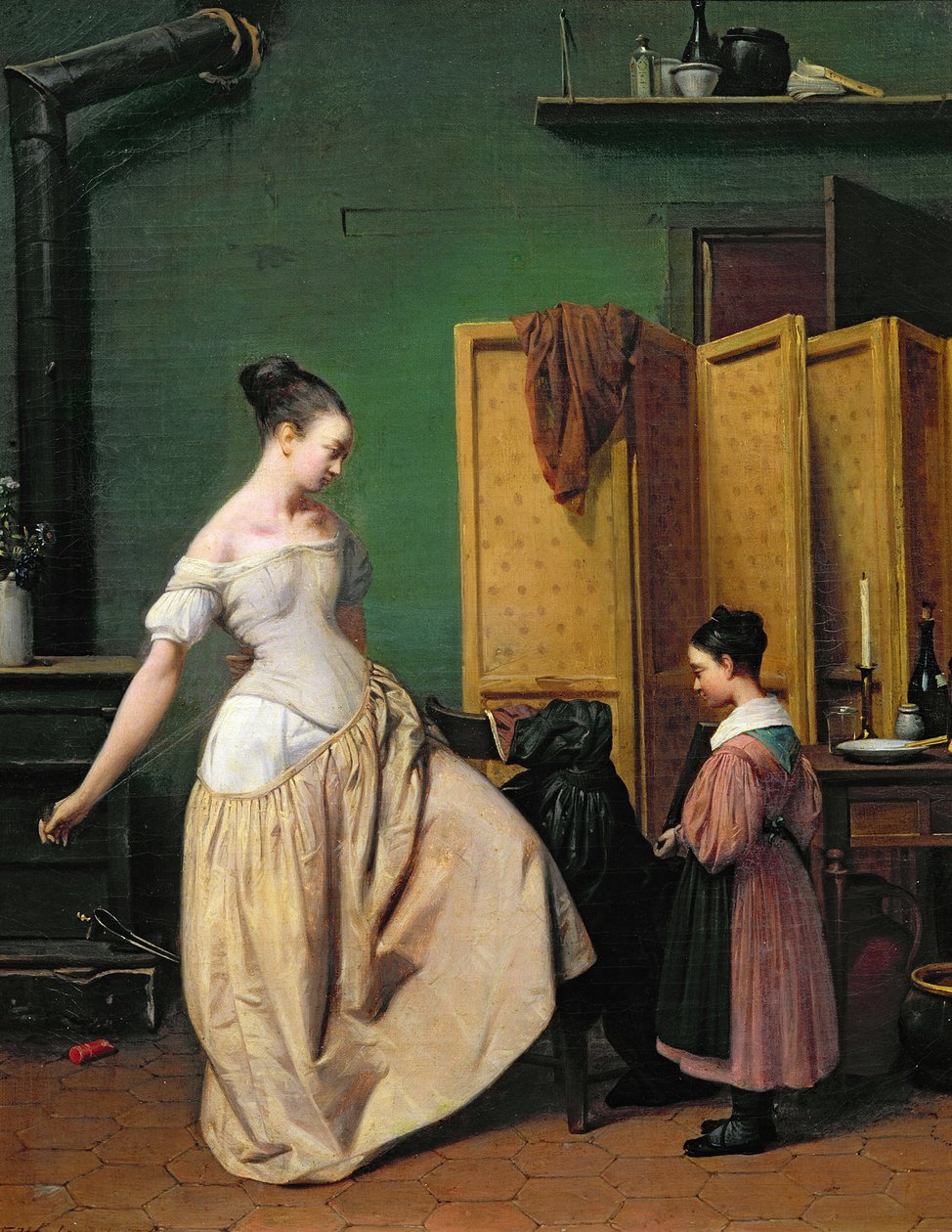 Mujer en su Tocador, 1835 de Ferdinand Wachsmuth
