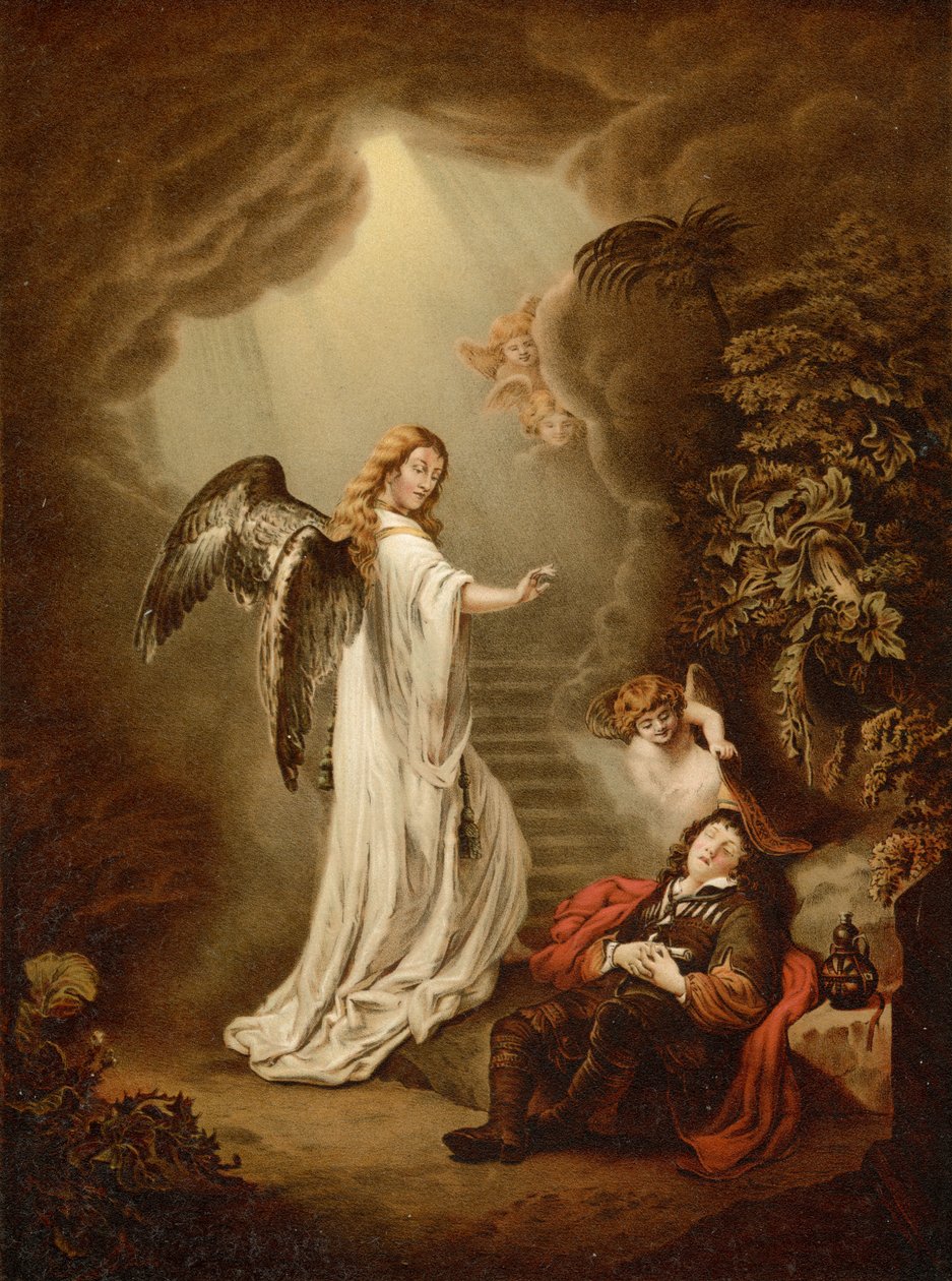 El sueño de Jacob de Ferdinand after Bol