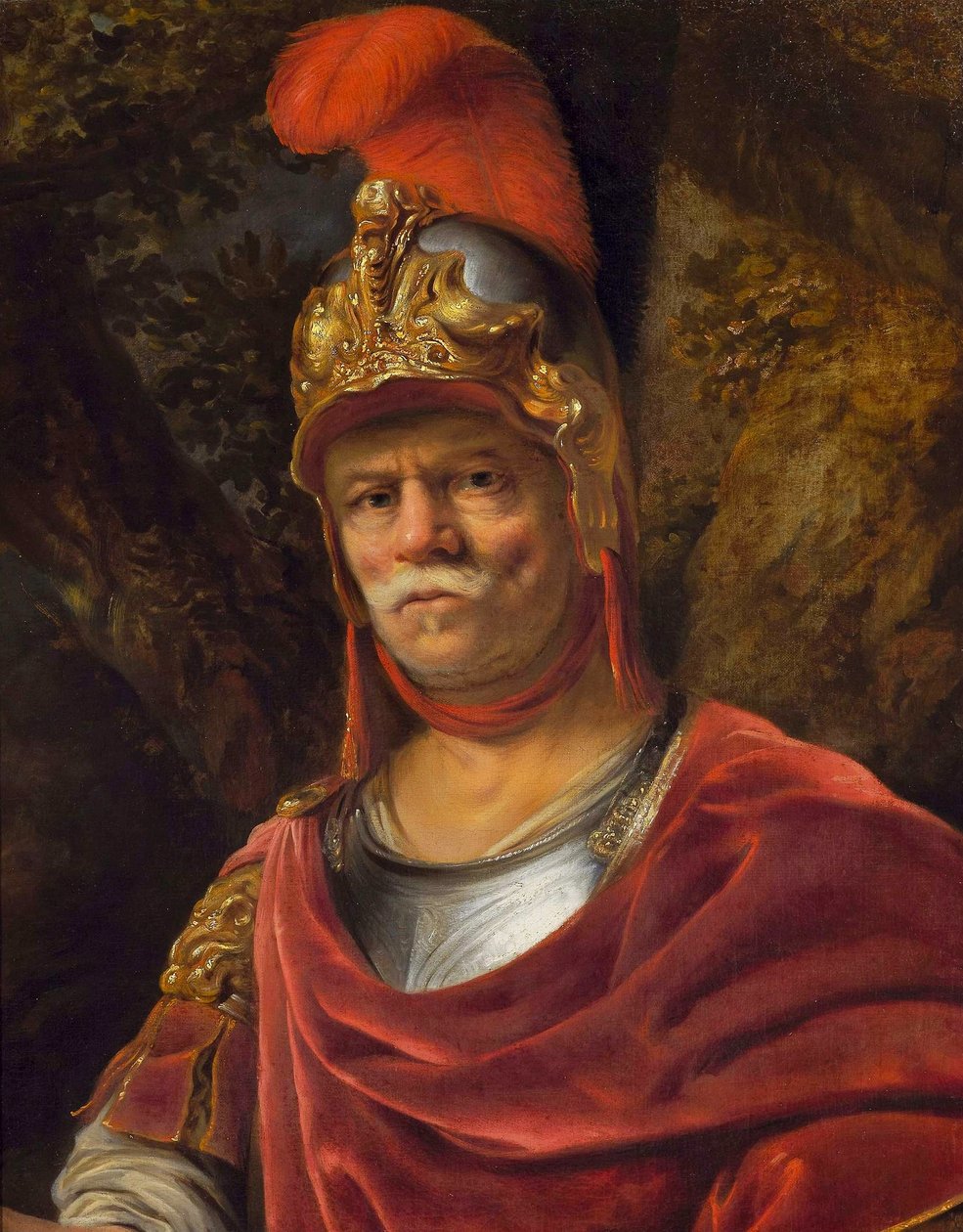 Hombre con casco dorado (Marte) de Ferdinand Bol