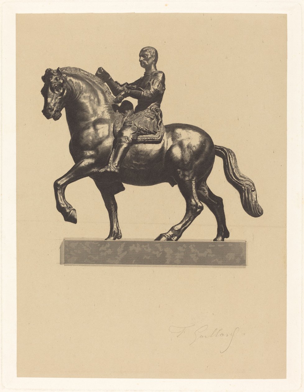 Gattamelata de Ferdinand Gaillard after Donatello