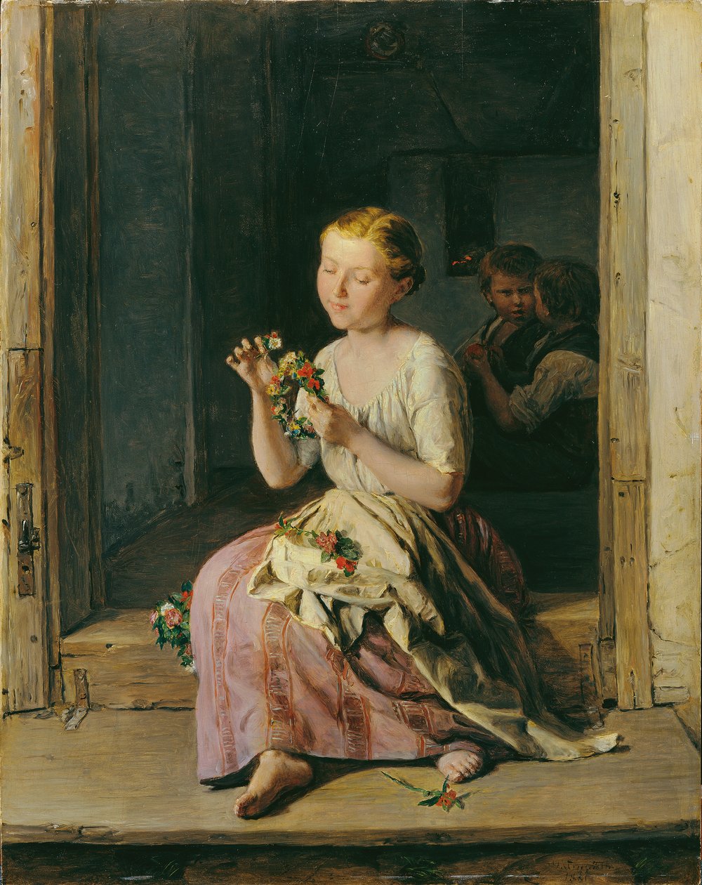 El enrollador de corona de Ferdinand Georg Waldmuller