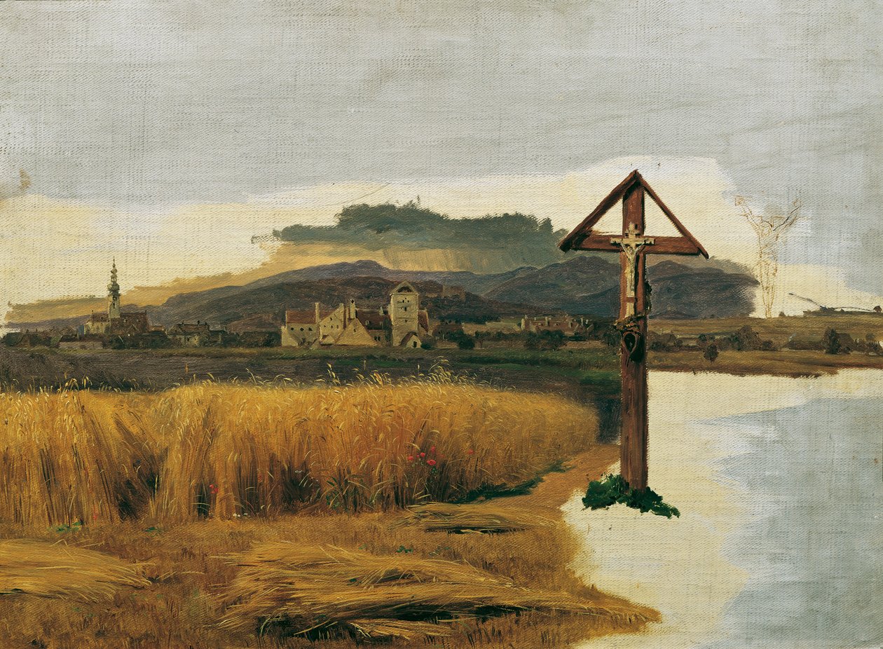 Paisaje de Brunn am Gebirge de Ferdinand Georg Waldmuller