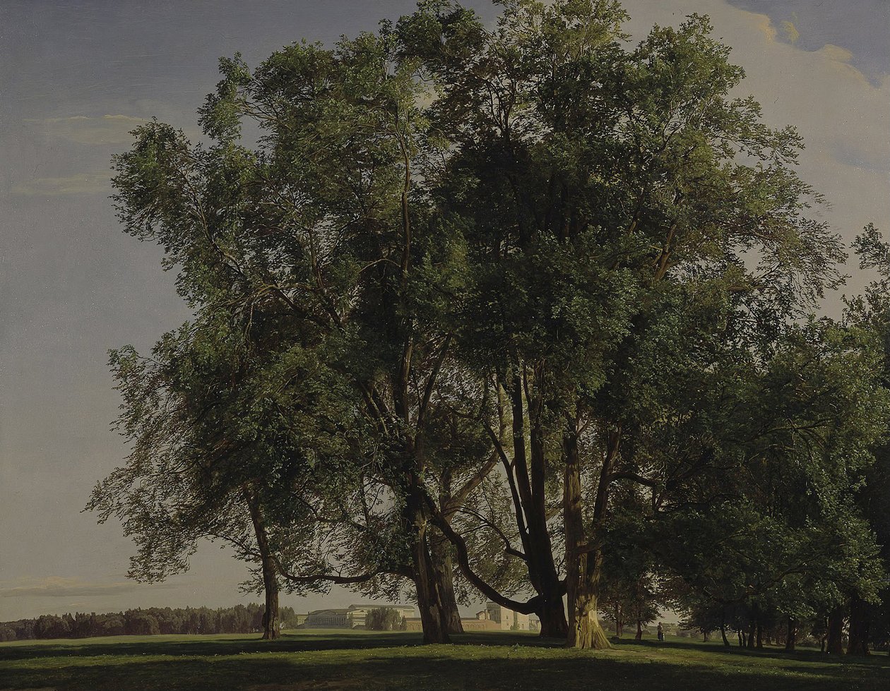 Paisaje de Prater, 1830 de Ferdinand Georg Waldmuller