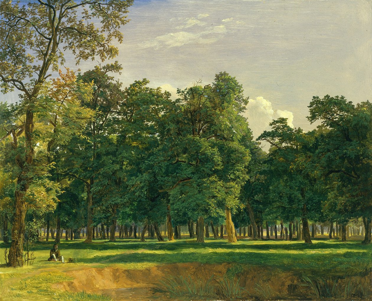 Paisaje de Prater, c. 1831 de Ferdinand Georg Waldmuller
