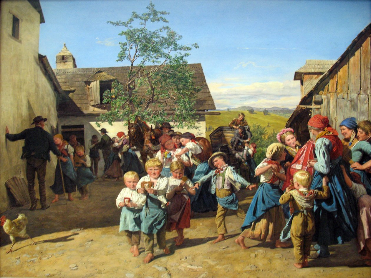 Volver del Kirchweih de Ferdinand Georg Waldmuller