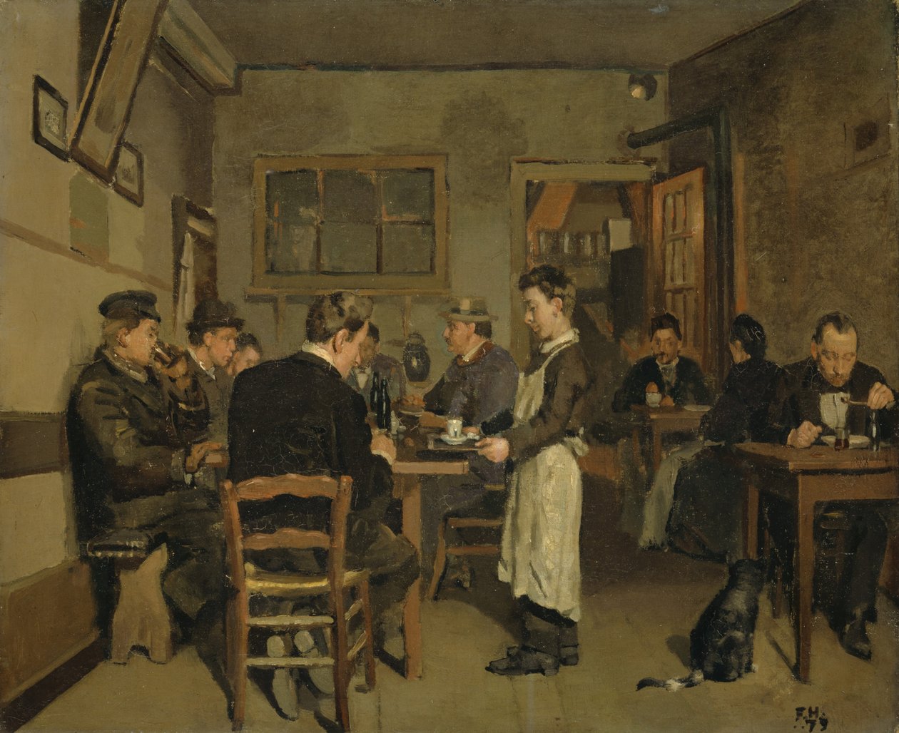 Casa de huéspedes, 1879 de Ferdinand Hodler