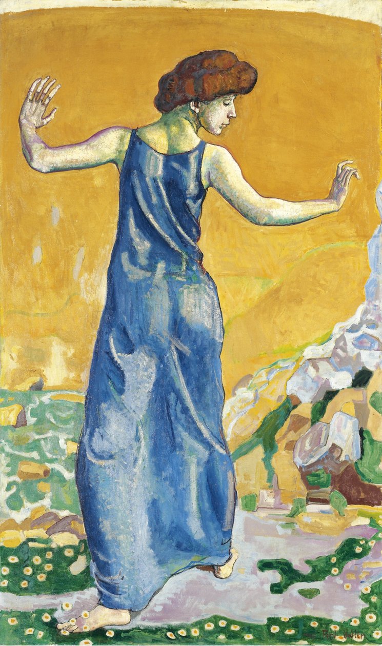 Mujer alegre de Ferdinand Hodler