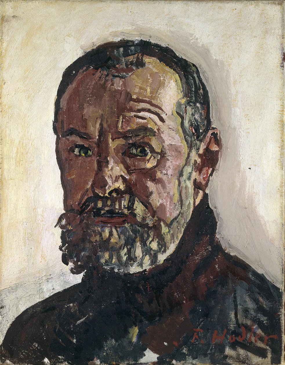 Autorretrato, c. 1916 de Ferdinand Hodler