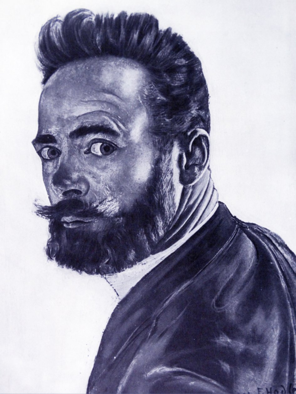 Autorretrato, 1891 de Ferdinand Hodler