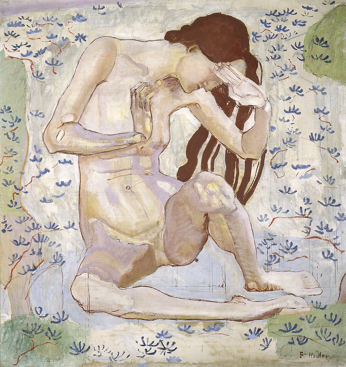 Estudio para el día de Ferdinand Hodler