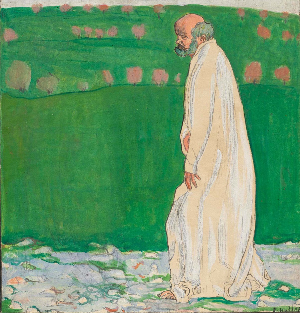 Estudio para Eurythmie de Ferdinand Hodler