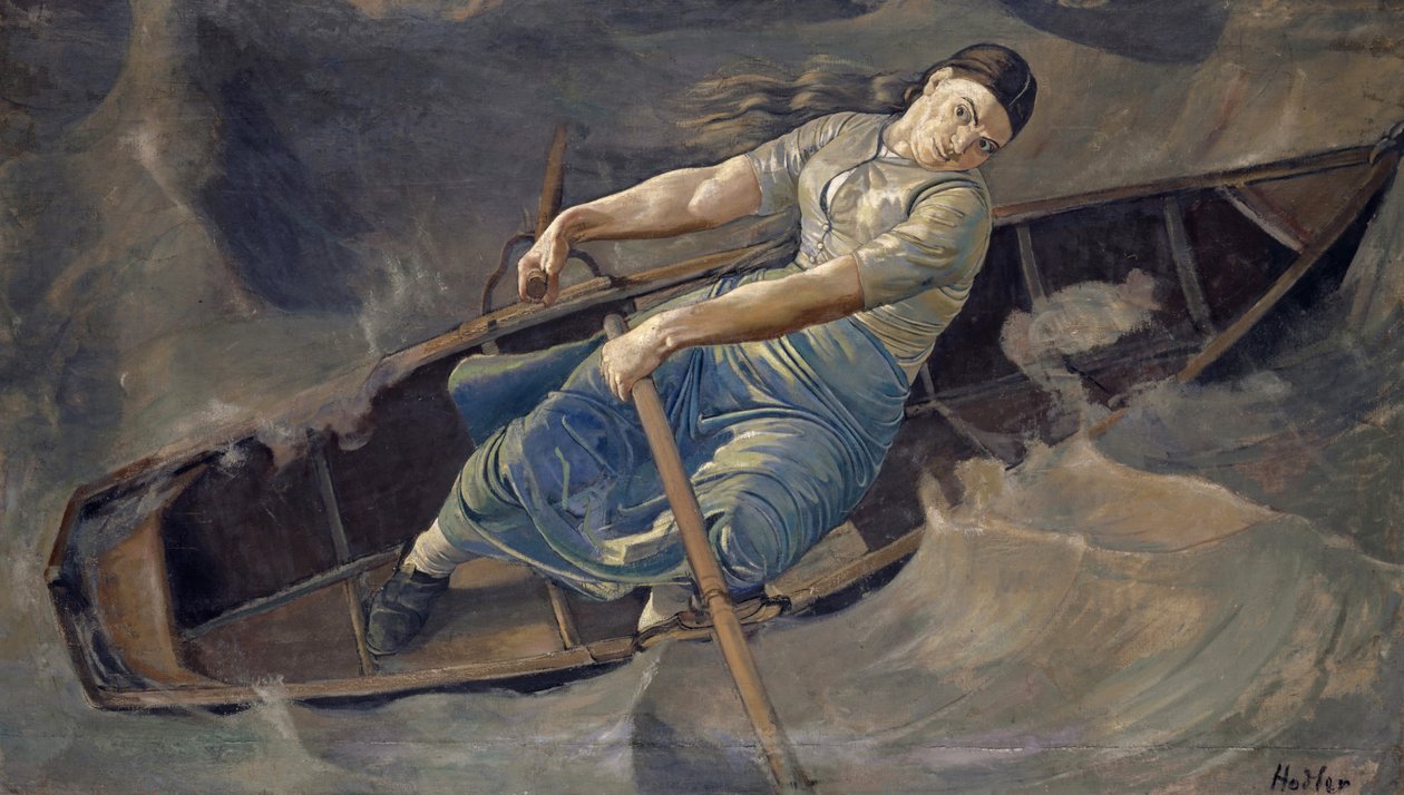 La mujer audaz, 1886 de Ferdinand Hodler