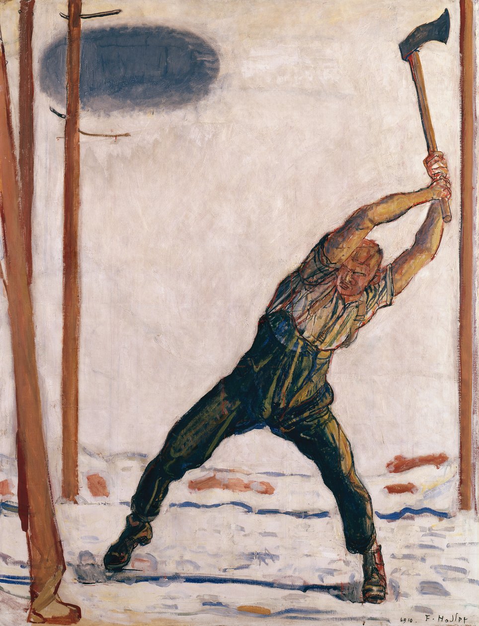 El leñador de Ferdinand Hodler