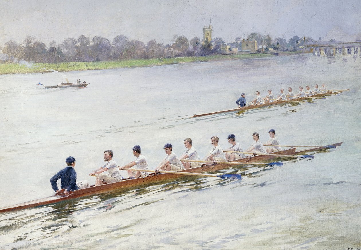 Carreras de ocho en Putney de Ferdinand Joseph Gueldry