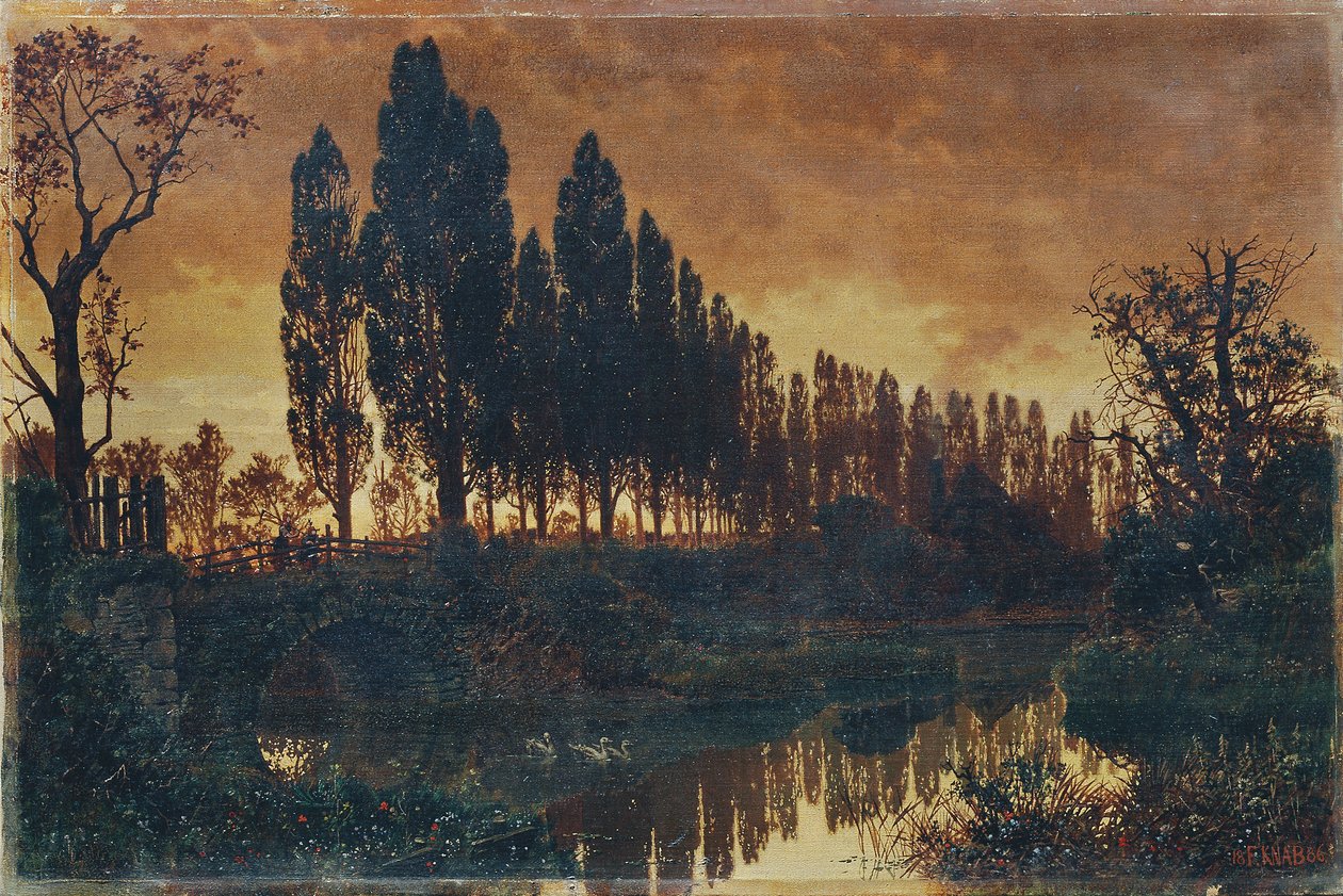 paisaje bávaro de Ferdinand Knab