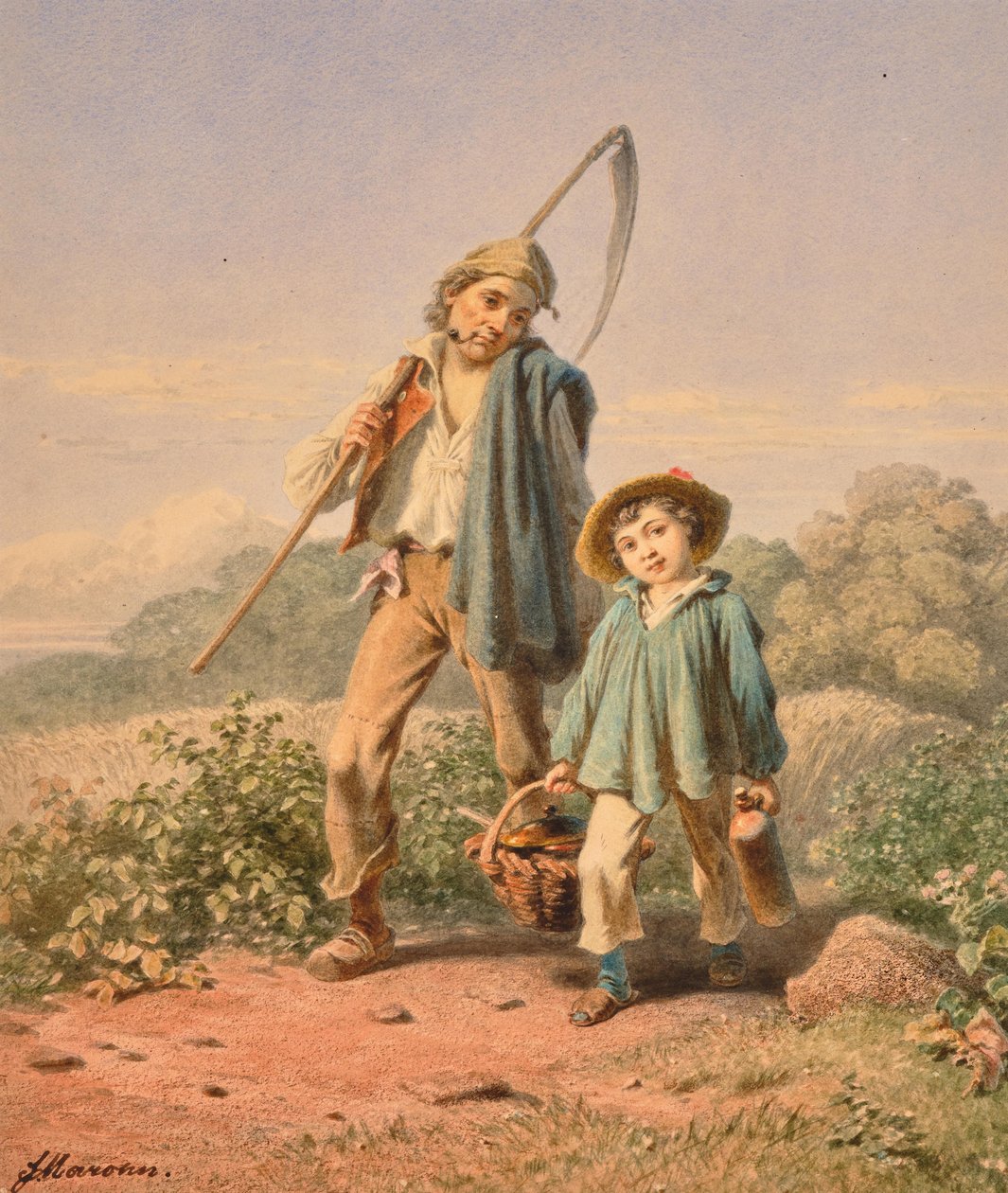 Ferdinand Mahron Weg zum Feld 1 de Ferdinand Marohn