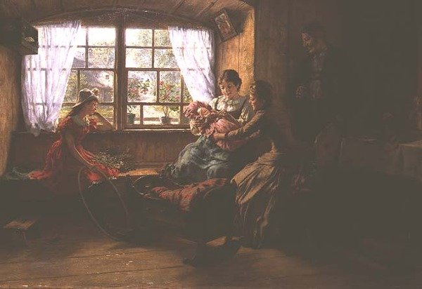 Los visitantes felices de Ferdinand Pacher
