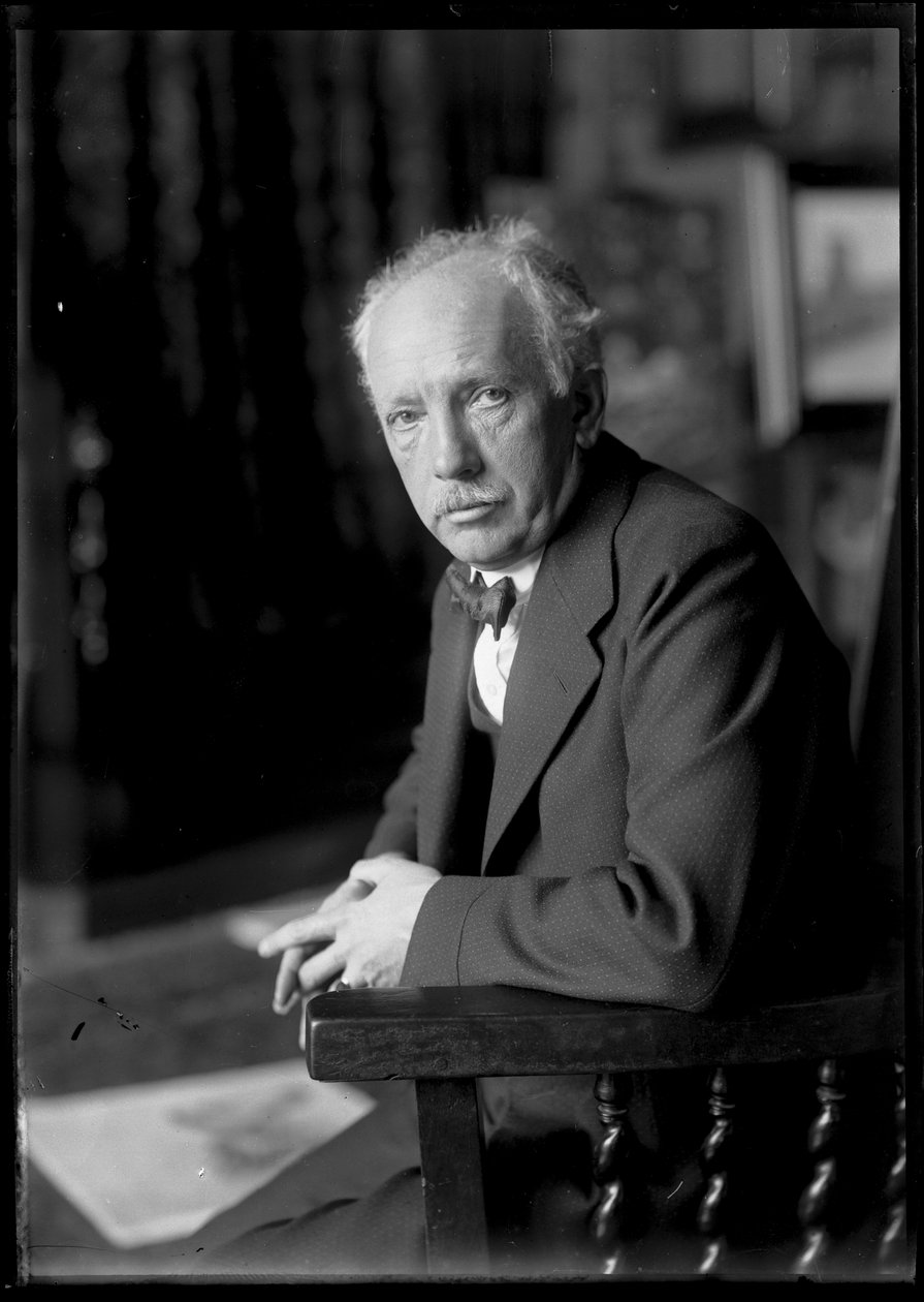 Foto de Richard Strauss (1864-1949) de Ferdinand Schmutzer